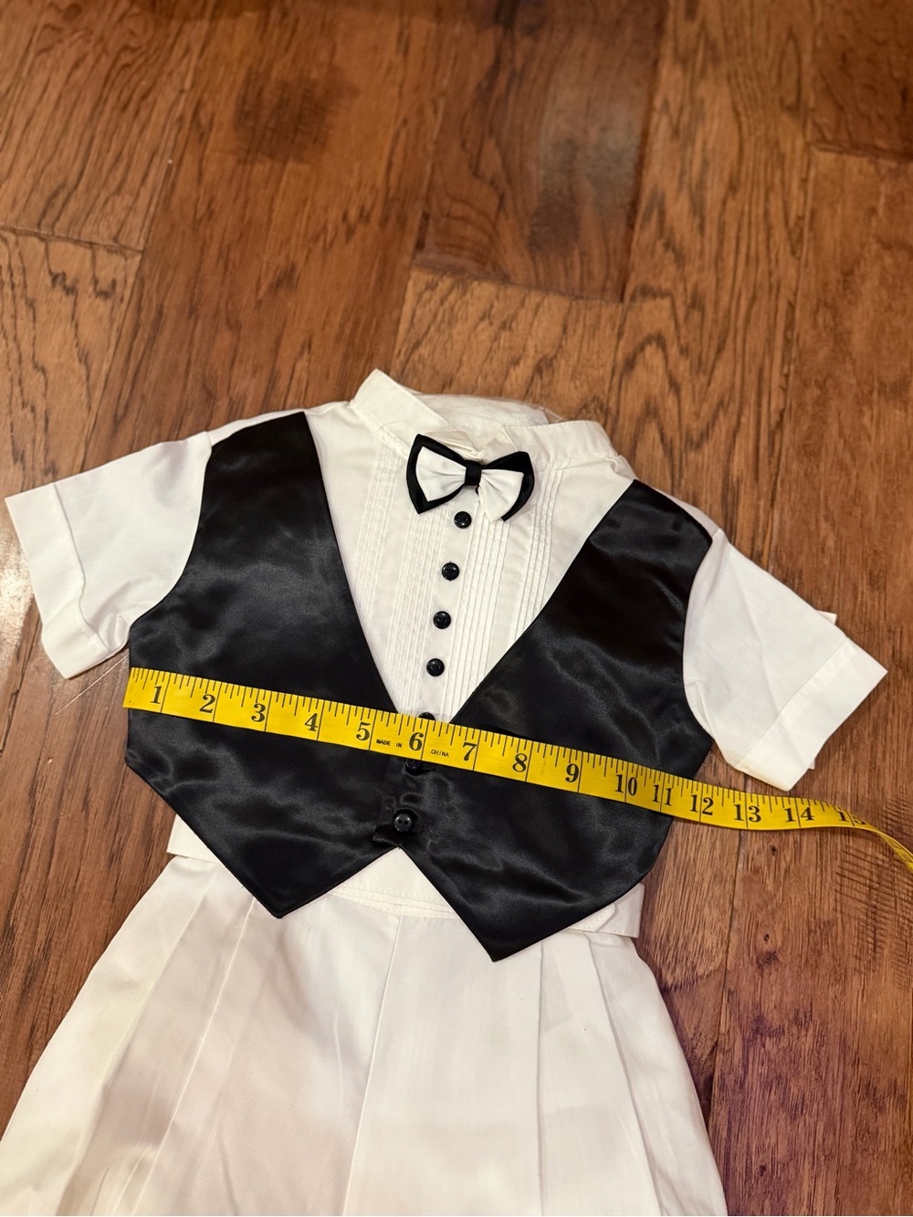 Vintage Javierin Boys Tuxedo Romper Size 2 NWT Ring Bearer,Birthday,photos - Picture 10 of 12